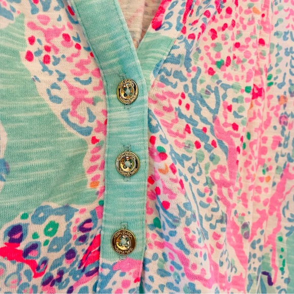 Lilly Pulitzer Sleeveless Essie Dress Fansea Print Size Small - Picture 5 of 10